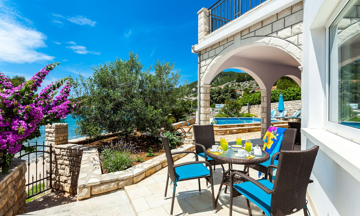 Haus am Meer in der Bucht - Insel Korcula