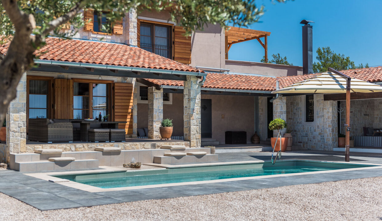 Außergewöhnliches Steinhaus Sibenik Stadtblick