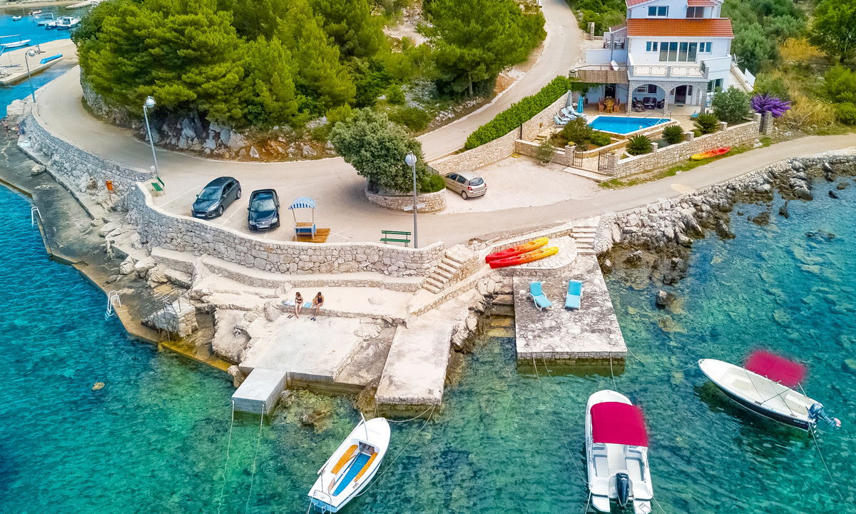 Haus am Meer in der Bucht - Insel Korcula