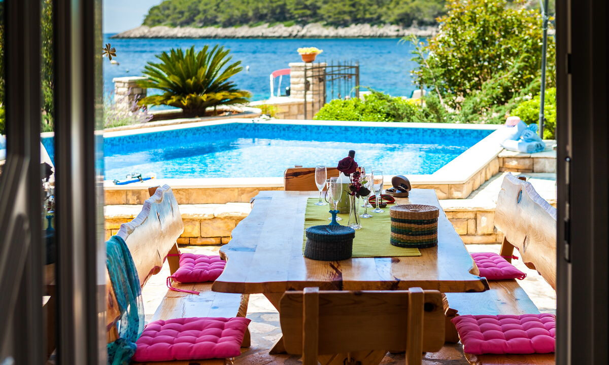 Haus am Meer in der Bucht - Insel Korcula