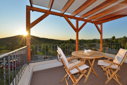 Außergewöhnliches Steinhaus Sibenik Stadtblick