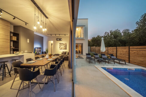 Freies Klettern Ultramodernes Haus - Raum Zadar