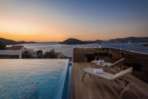 Neue moderne Villa mit Meerblick in Rogoznica