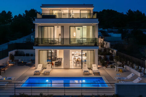 Exklusive Villa mit Meerblick Okrug Gornji