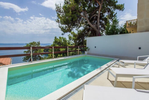 Steinhaus mit Meerblick auf der Insel Brac