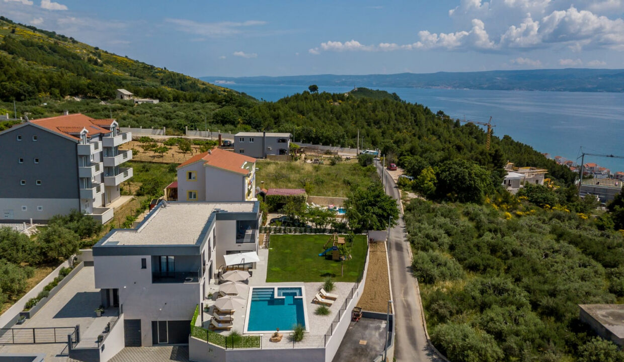 Neues Meerblick-Ferienhaus Podstrana