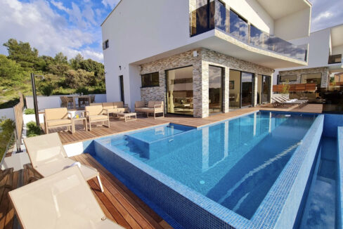 Neue Villa mit Meerblick, Rogoznica