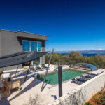 Villa mit Meerblick bei Labin