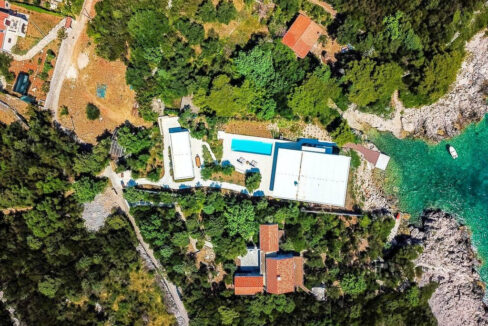 Einzigartige moderne Villa am Meer mit privatem Strandzugang - Insel Kolocep