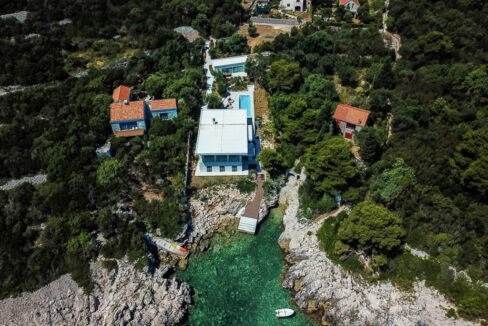 Einzigartige moderne Villa am Meer mit privatem Strandzugang - Insel Kolocep